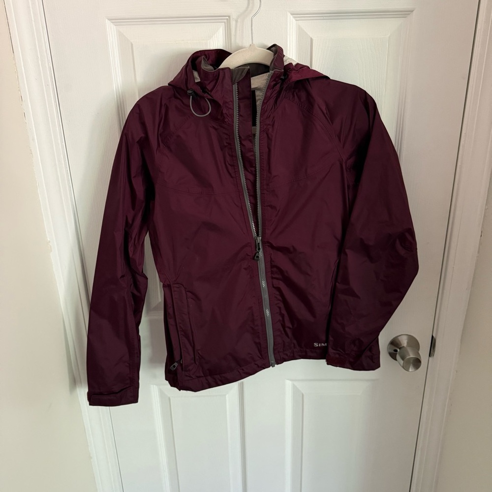 Simms Maroon Fishing Jacket